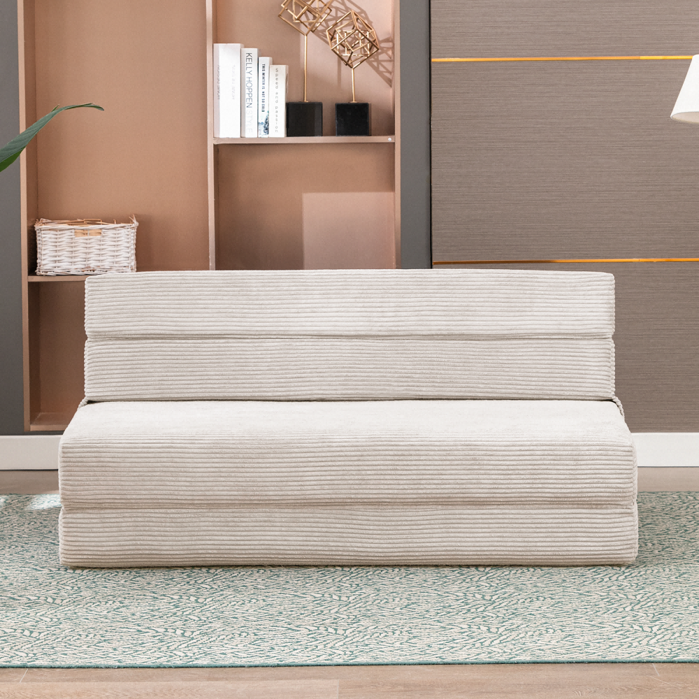 Mjkone Folding Convertible Sofa Bed Upholstered Floor Mattress