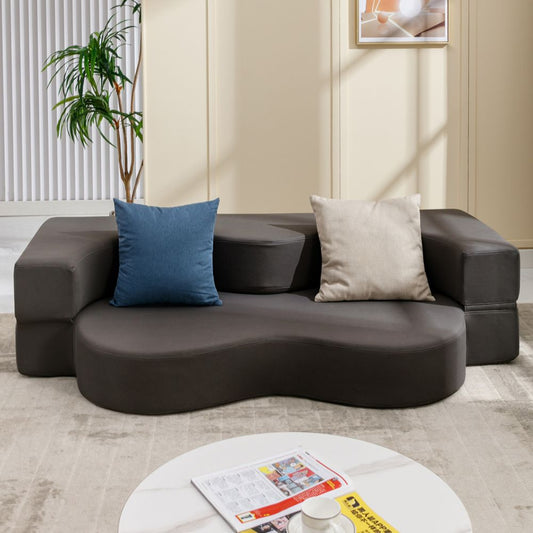 Mjkone Full/Queen Size Convertible Futon Sofa Bed