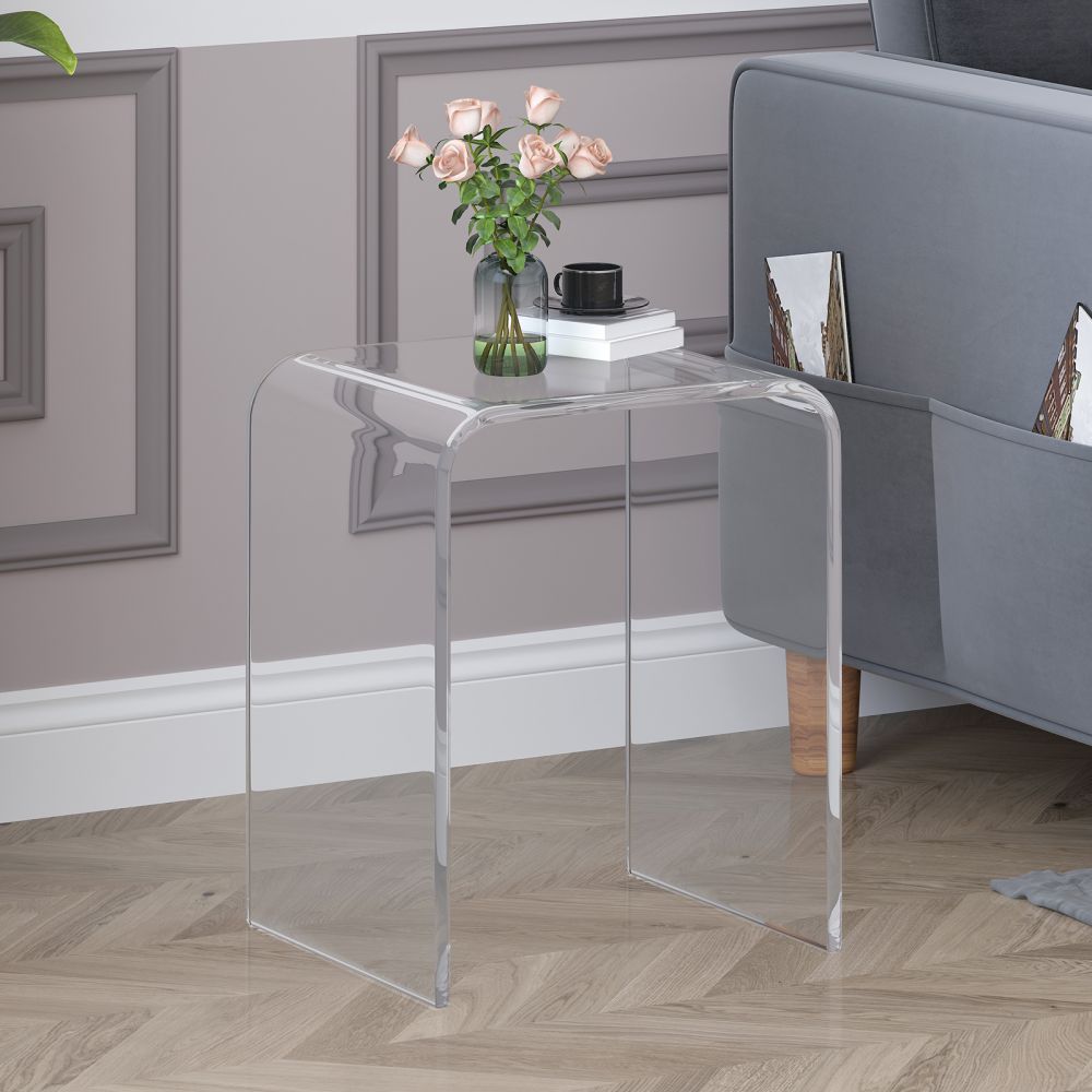 Mjkone Acrylic Waterproof Side Table
