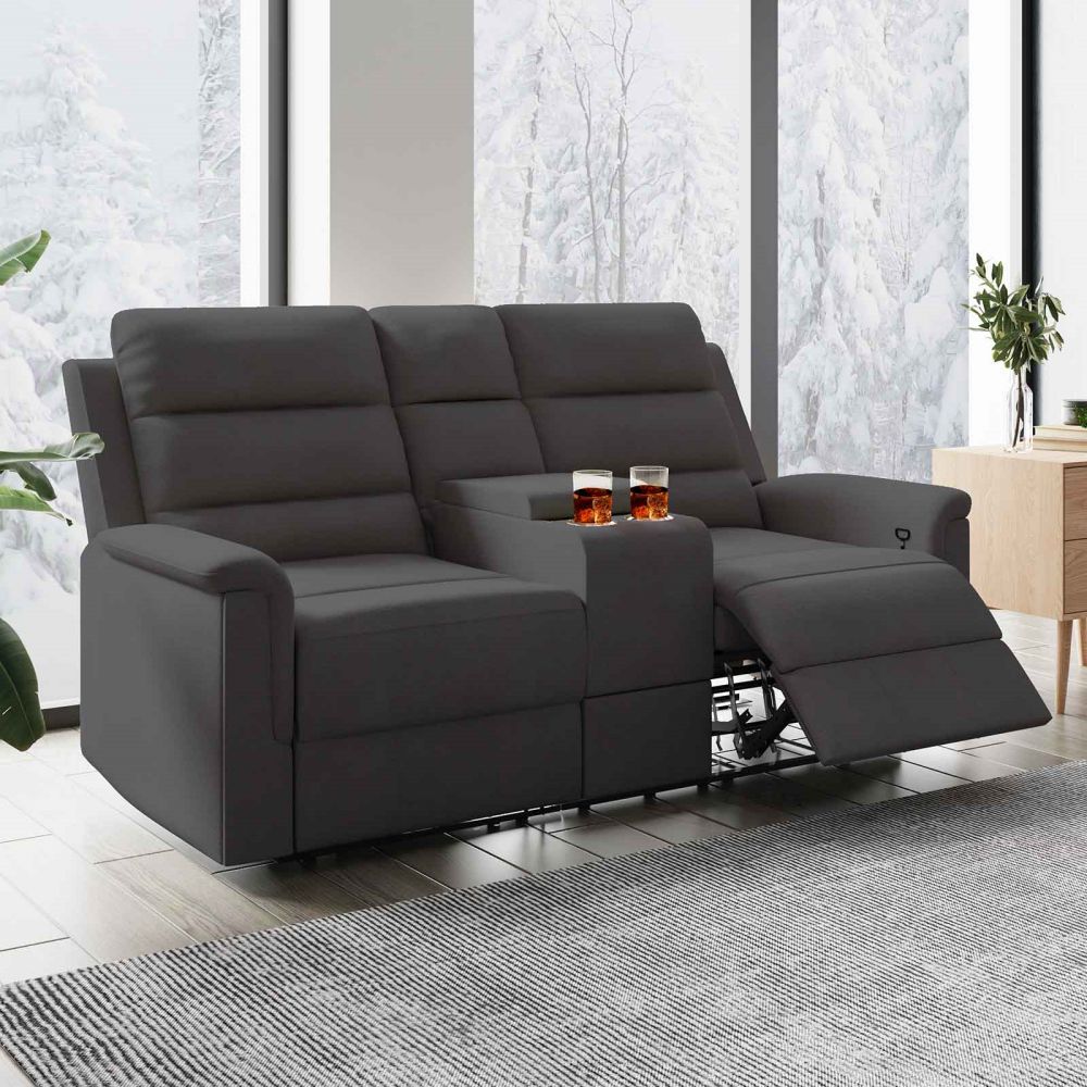 Mjkone Reclining Loveseat 3-Seater Sofa with Storage Space