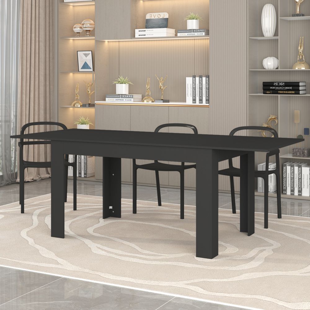 4 chair extendable dining table hot sale