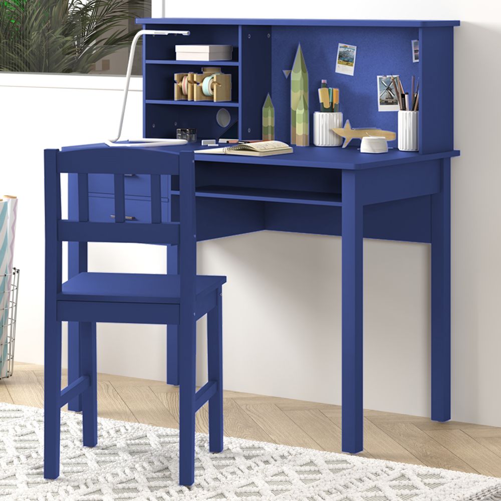 Mjkone Kids Desk & Chair Set for Writing Reading Painting