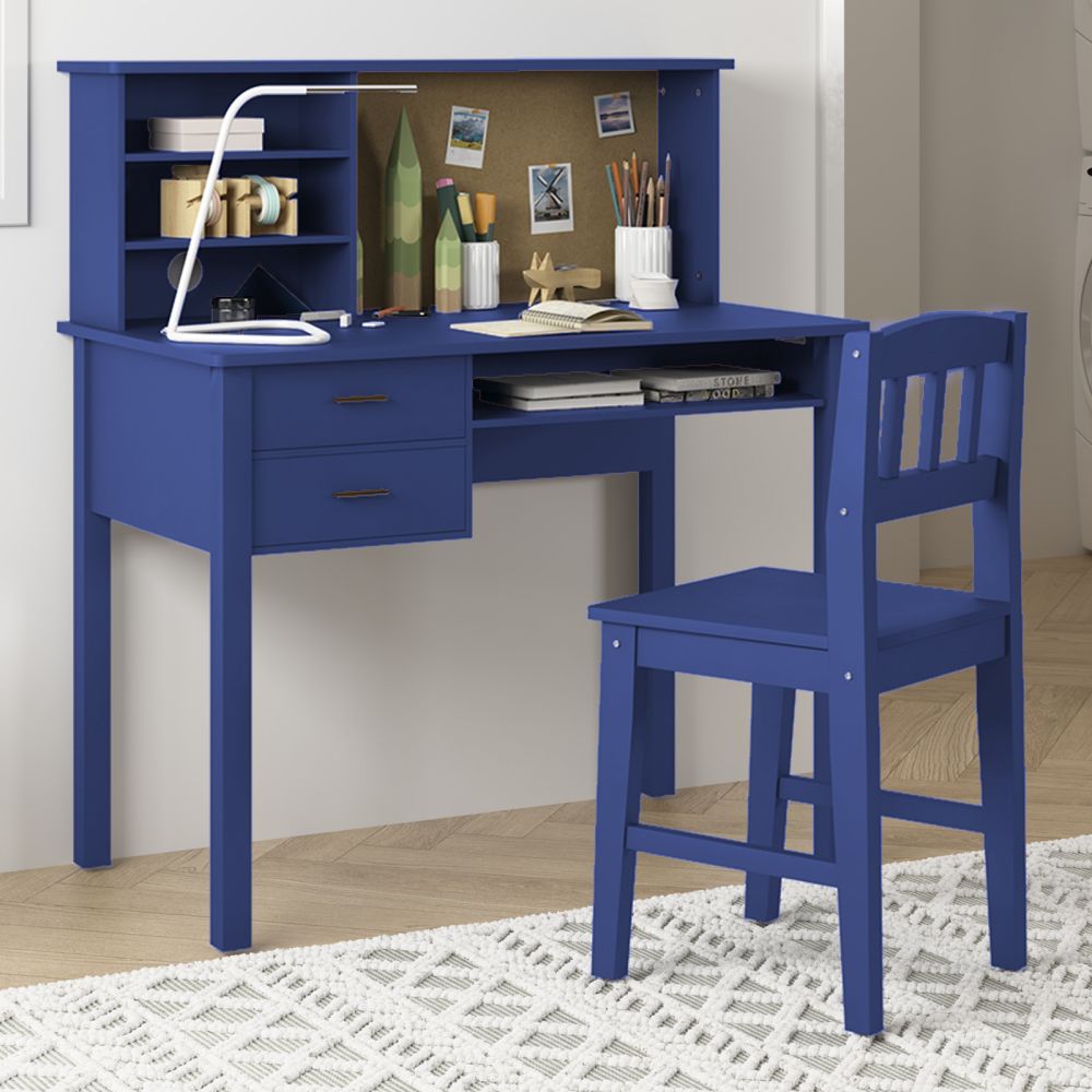 Mjkone Kids Desk & Chair Set for Writing Reading Painting