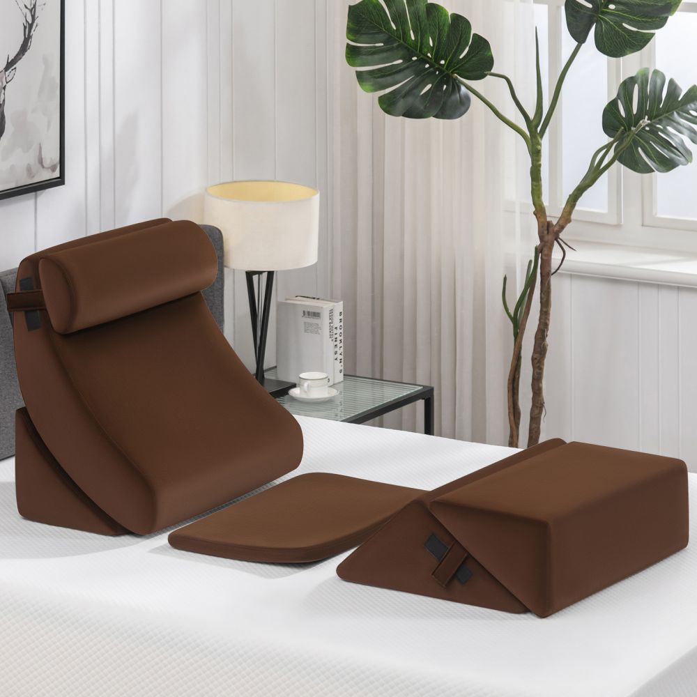 Mjkone 6PCS Orthopedic Bed Wedge Pillow for Sleeping