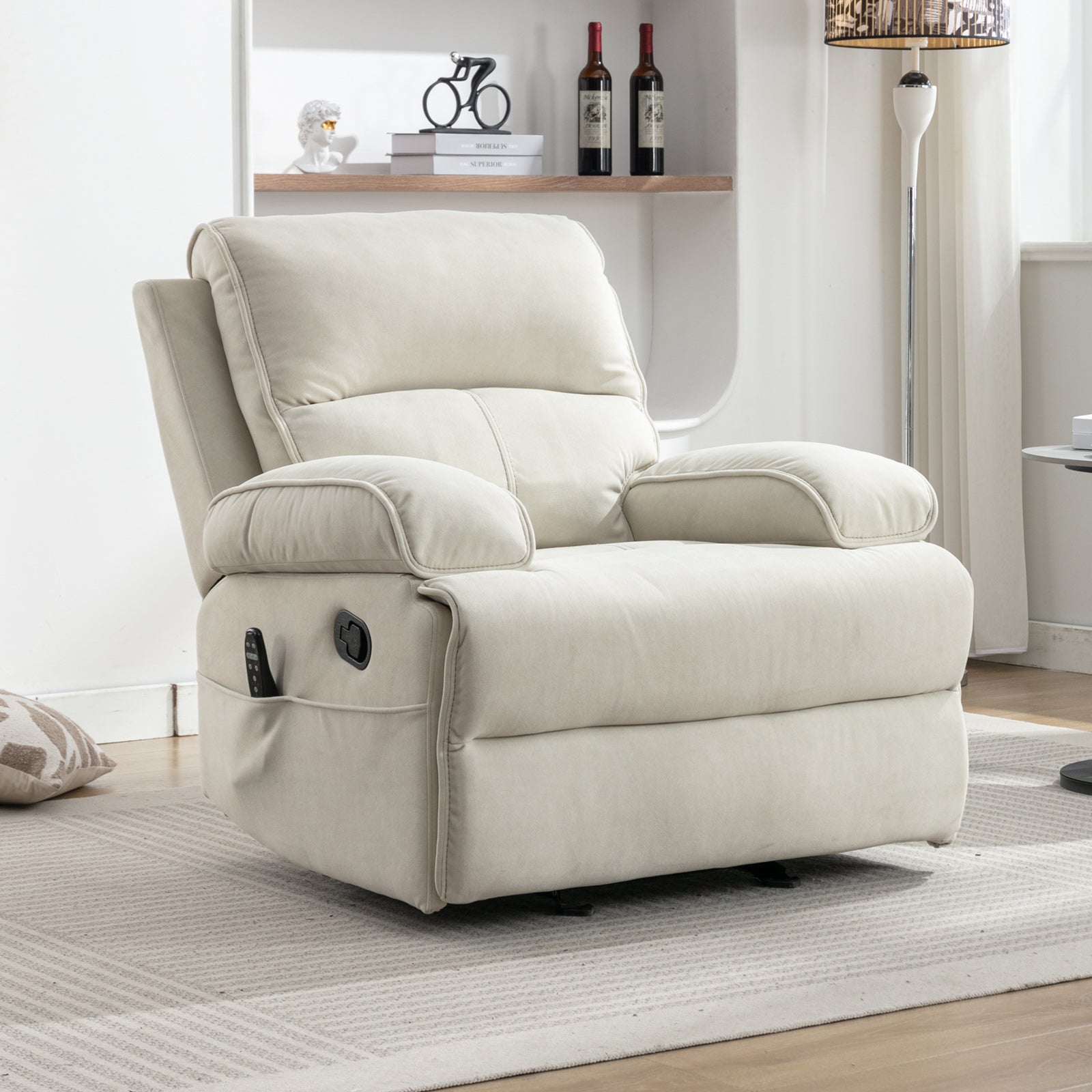 Fabric discount massage chair