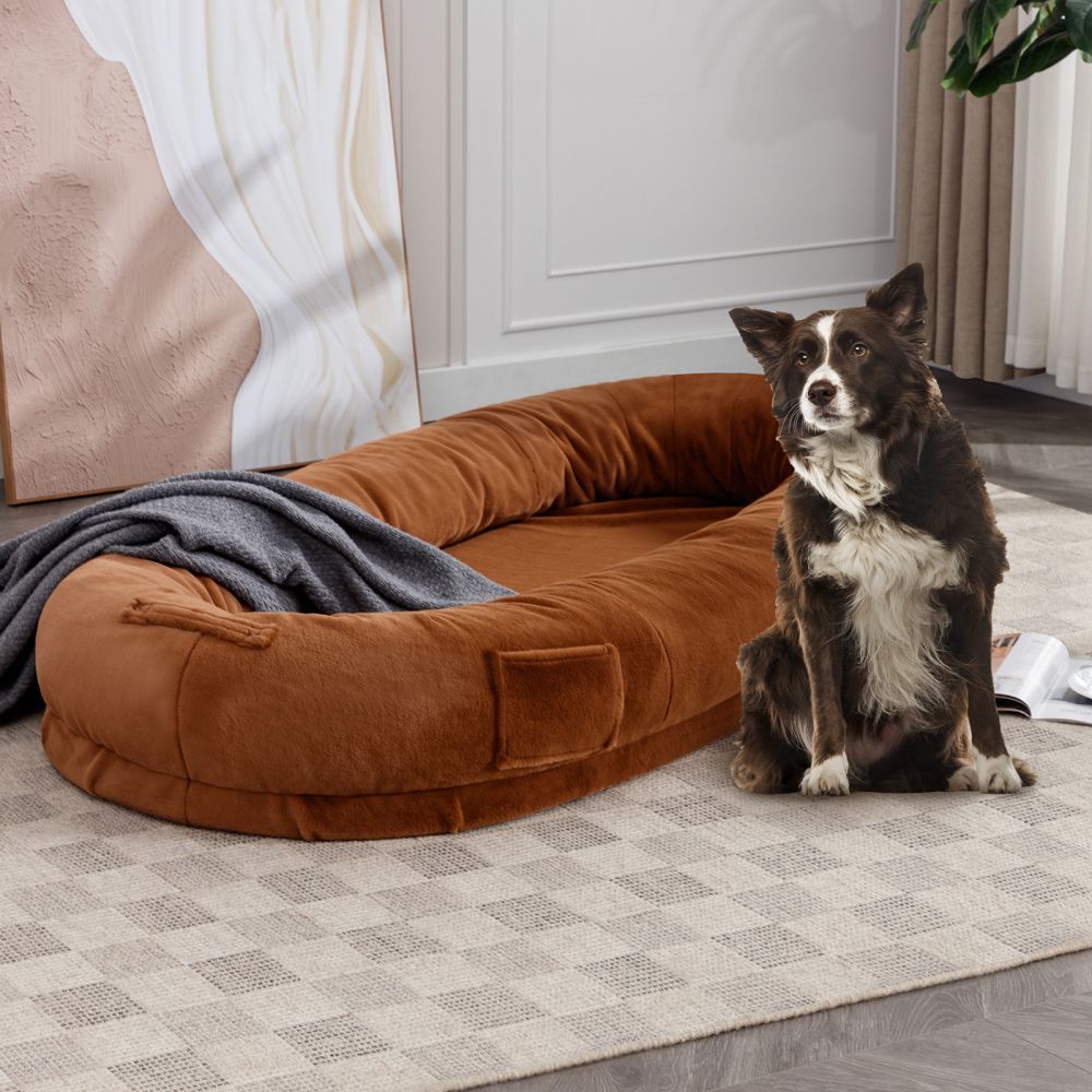 Mjkone Human Dog Bed Human Size Dog Bed for People Adults