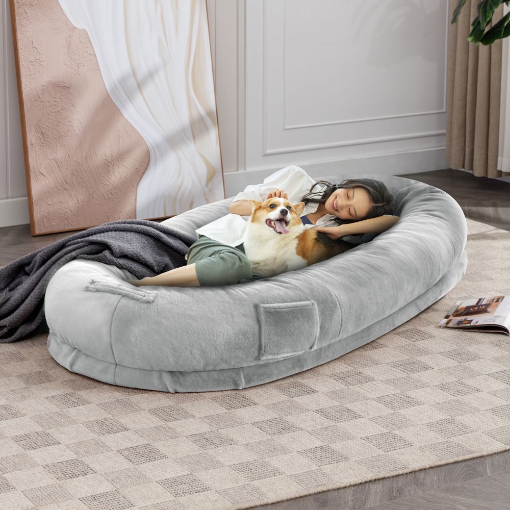 Mjkone Adult-Size Human Dog Bed