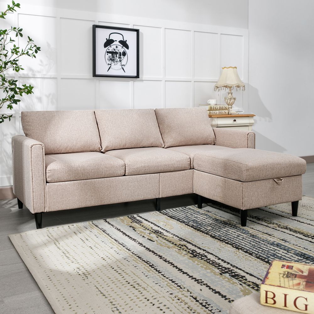 L Shaped Convertible Sectional Sofa
