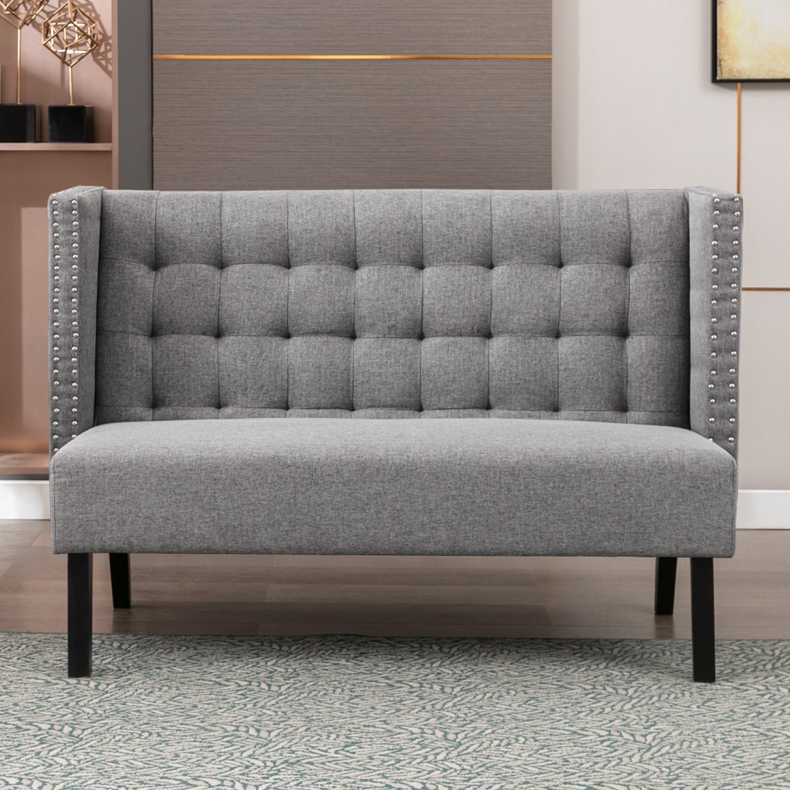 Loveseat Living Room Bench With Back 41