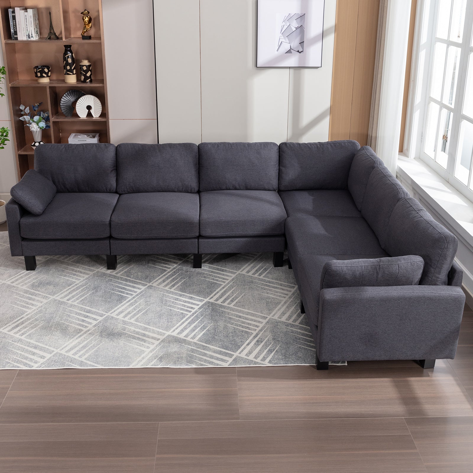 6 seater outlet sofa set