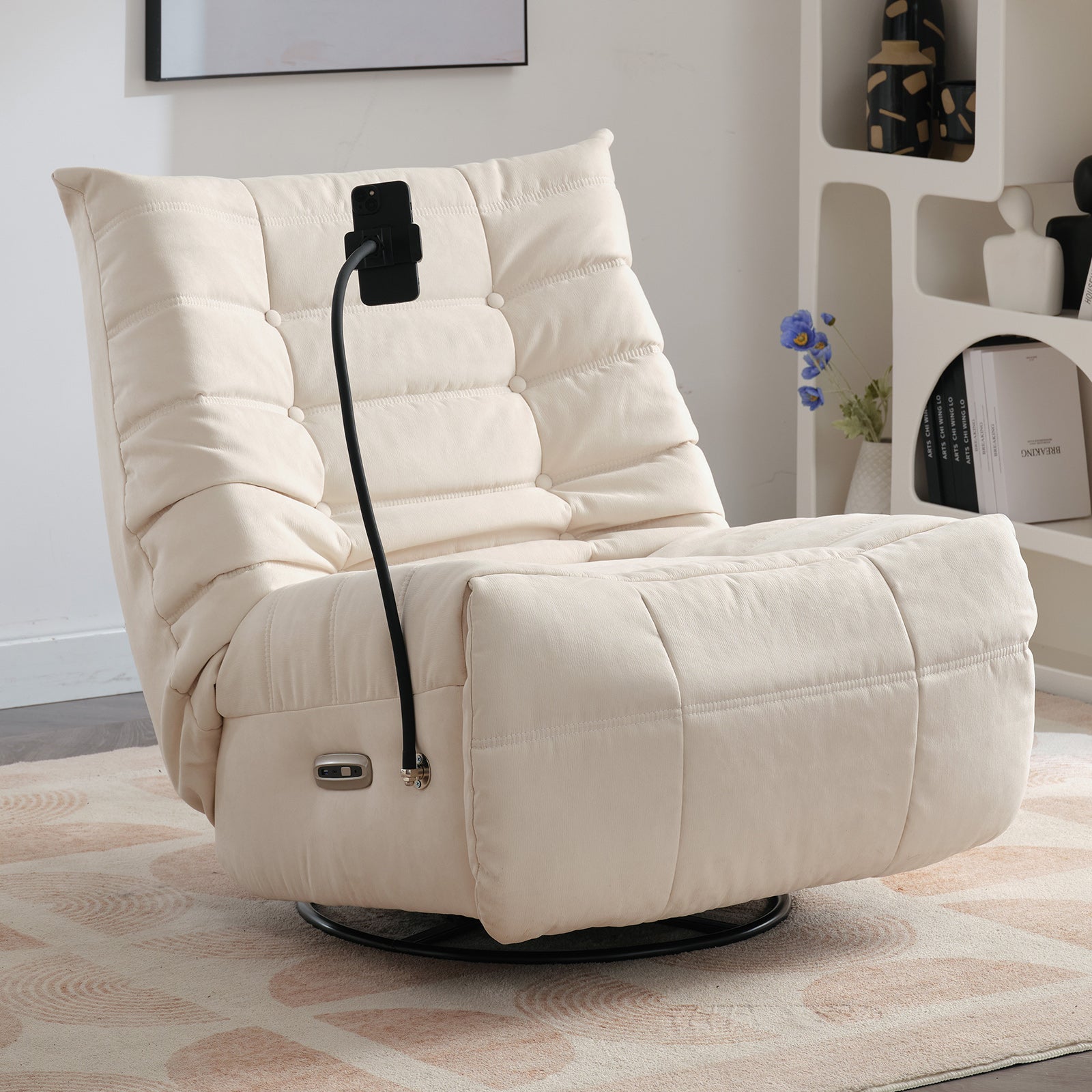 Swinging recliner online chair