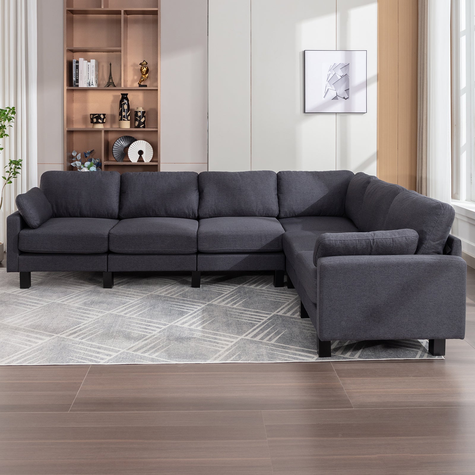 6 seat modular deals sofa