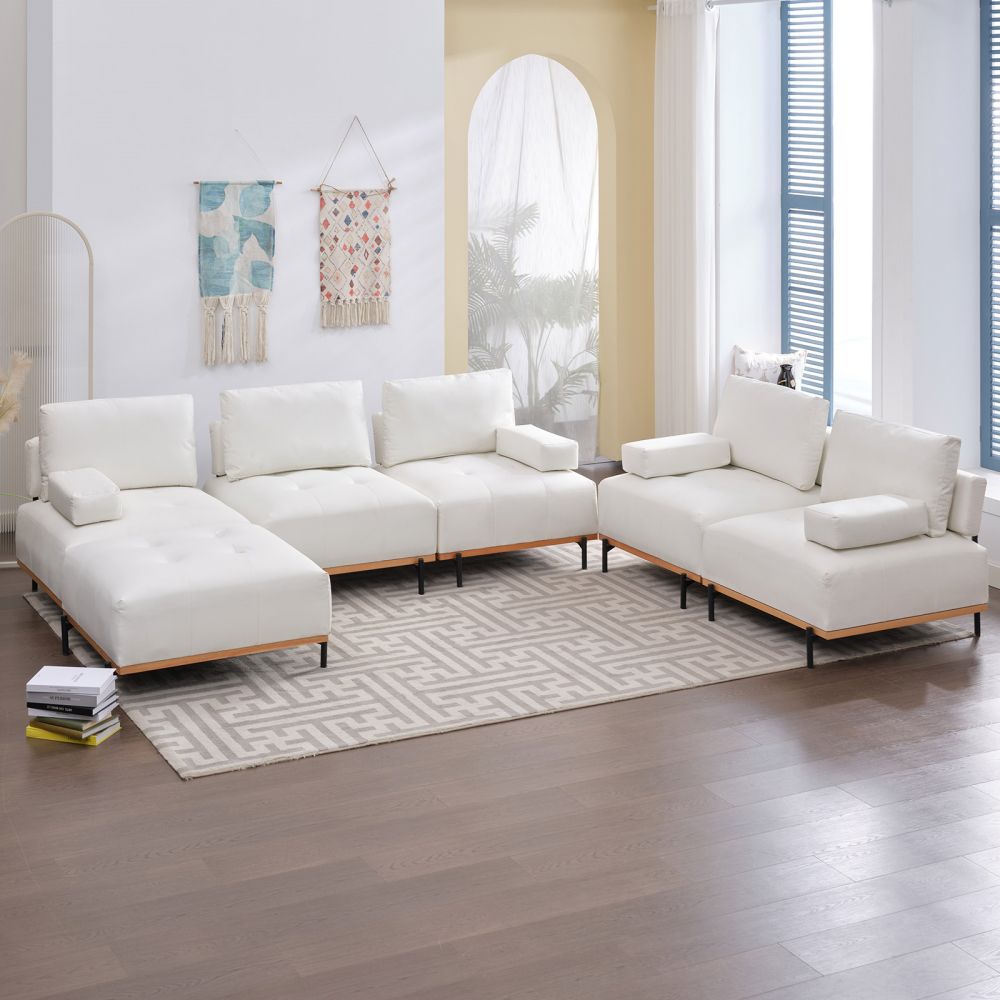 Mjkone Minimalist Design Free Combination Modular Sectional Sofa