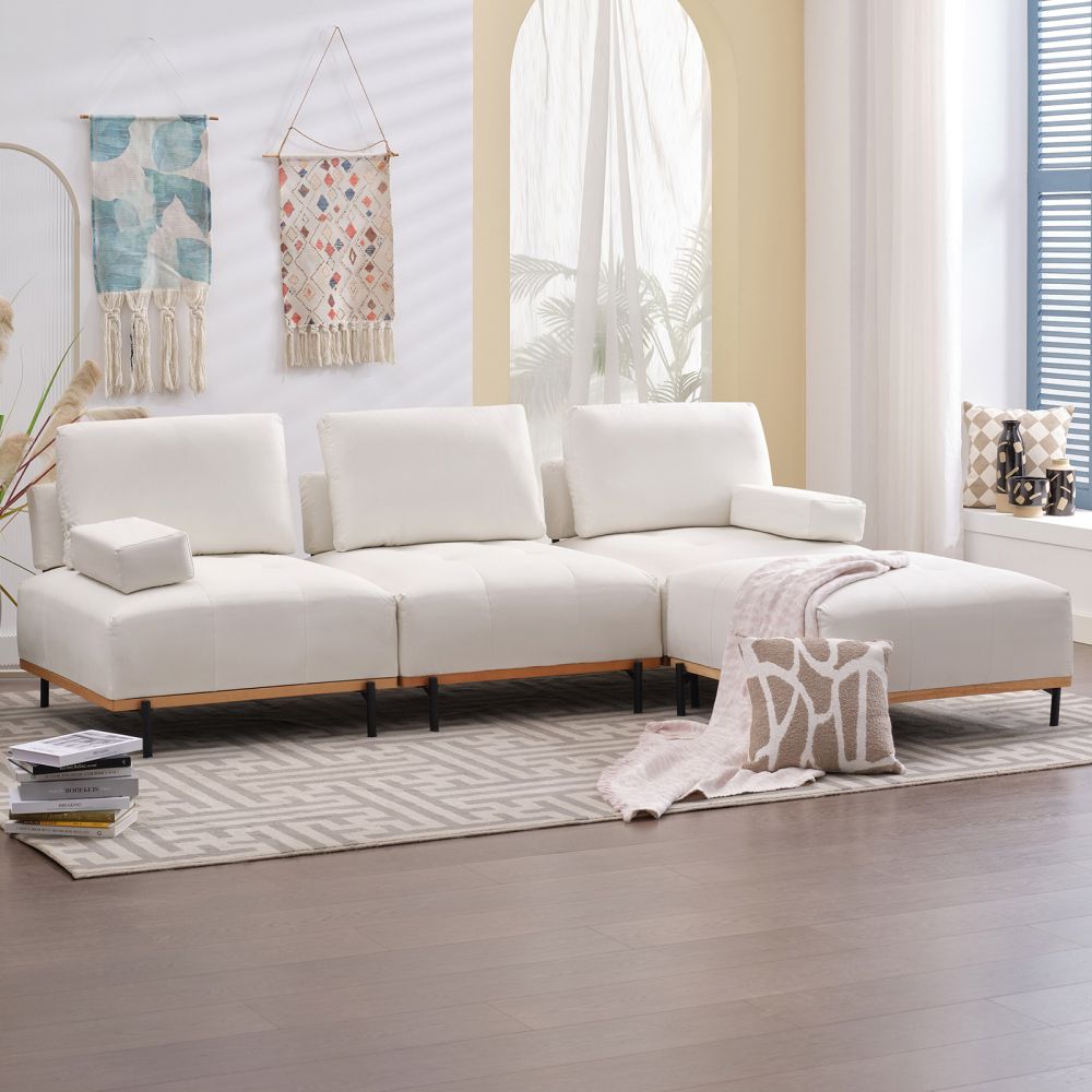 Mjkone Modular Sectional Sofa Couch For Minimalist Living Room
