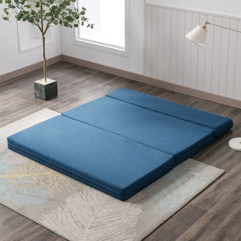 Mjkone Foldable Sleeper Sofa Bed Convertible Floor Mattress