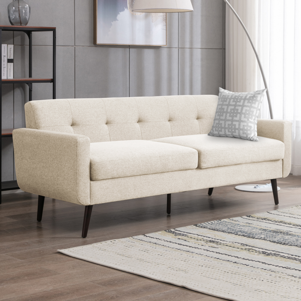 Mjkone Button Tufted Upholstered Loveseat / 3-Seater Sofa
