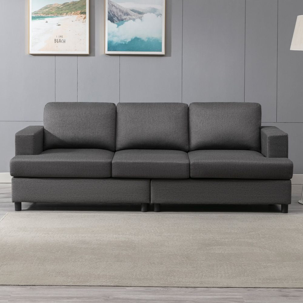 Mjkone Convertible Sectional Couch Sofa Set for living Room