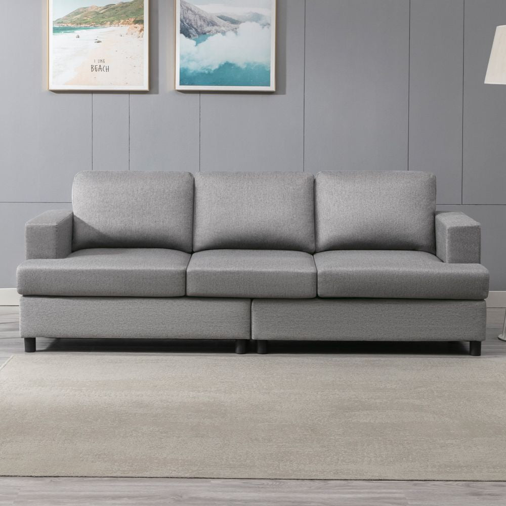 Mjkone Convertible Sectional Couch Sofa Set for living Room