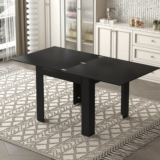 Mjkone Modern Folding Extendable Dining Table for 4/6