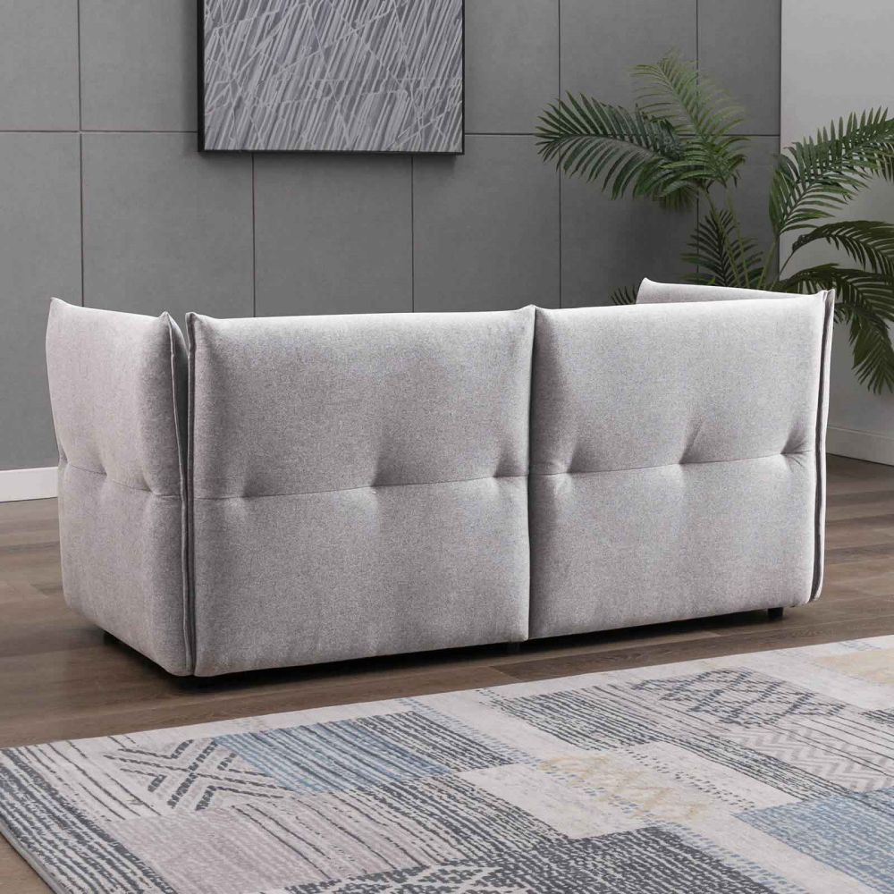 Mjkone Modern Reversible Sectional Sofa Set with Adjustable Armest