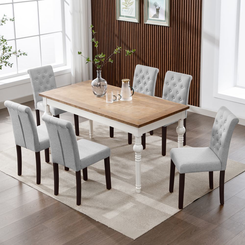 Mjkone Modern Upholstered Dining Chairs Set of 2/4/6