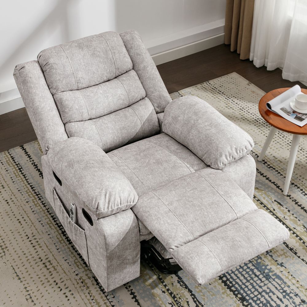 Mjkone Electric Massage Recliner Chair with Heat Vibration Function