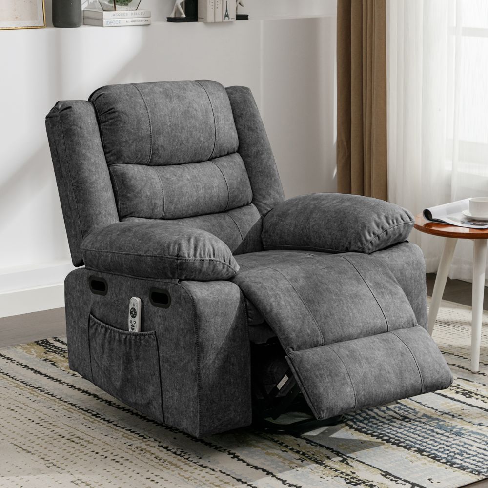 Mjkone Electric Massage Recliner Chair with Heat Vibration Function
