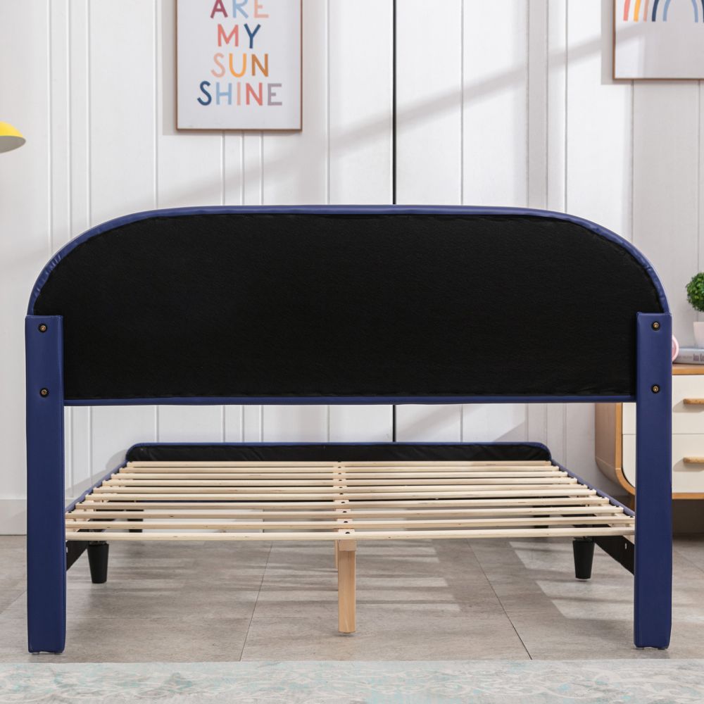 Mjkone Upholstered Kids Bed Frame with Space Pattern