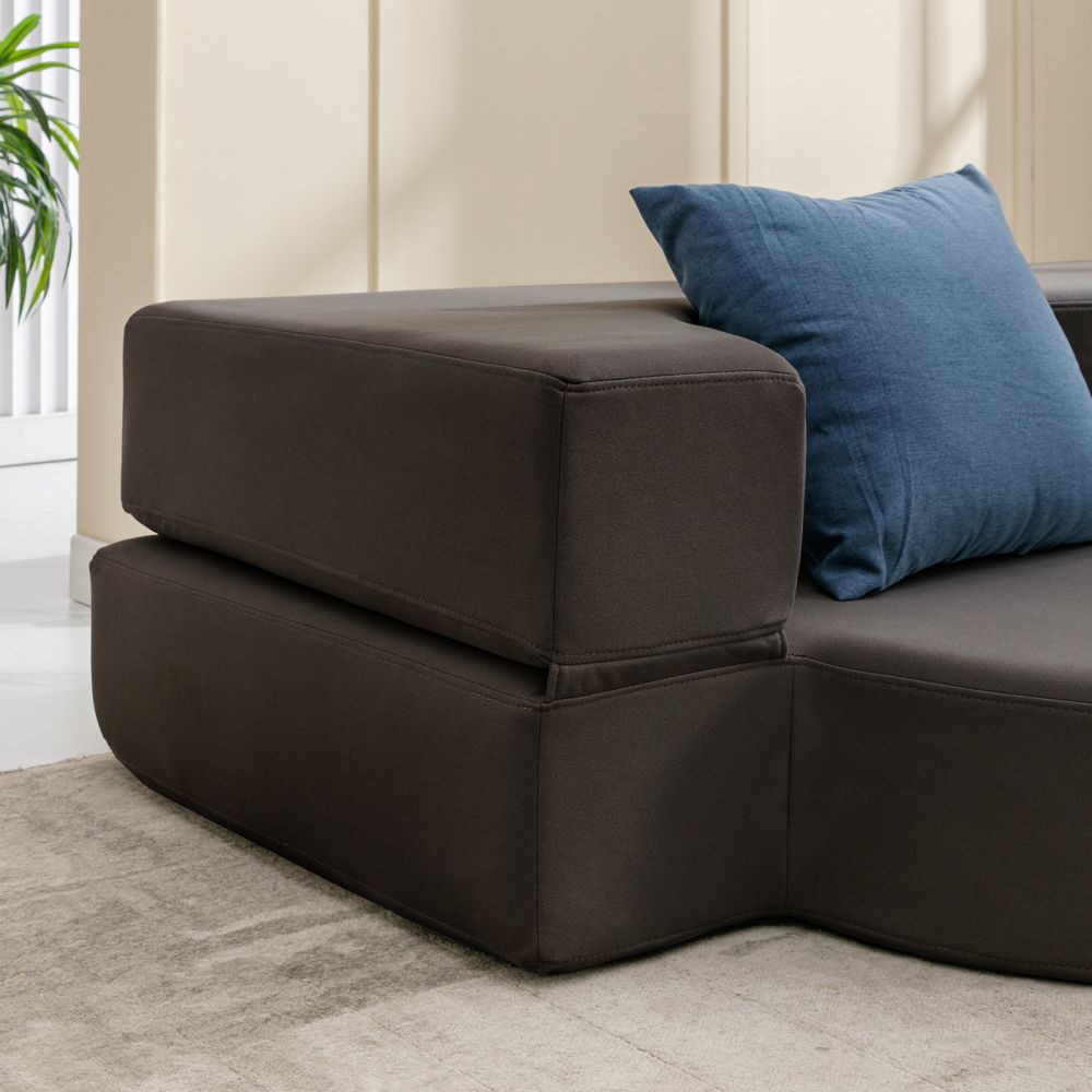 Mjkone Full/Queen Size Convertible Futon Sofa Bed