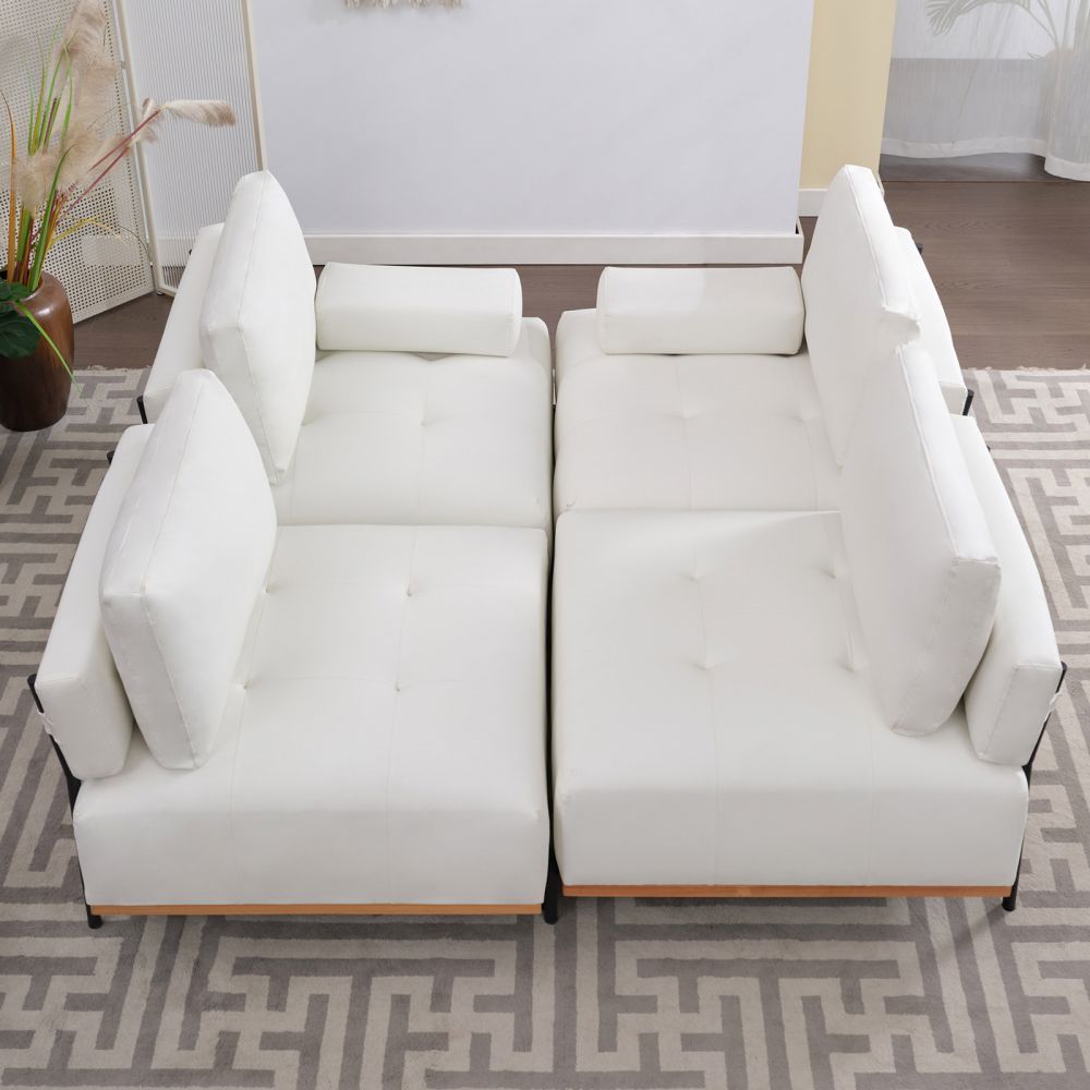Mjkone Minimalist Design Free Combination Modular Sectional Sofa