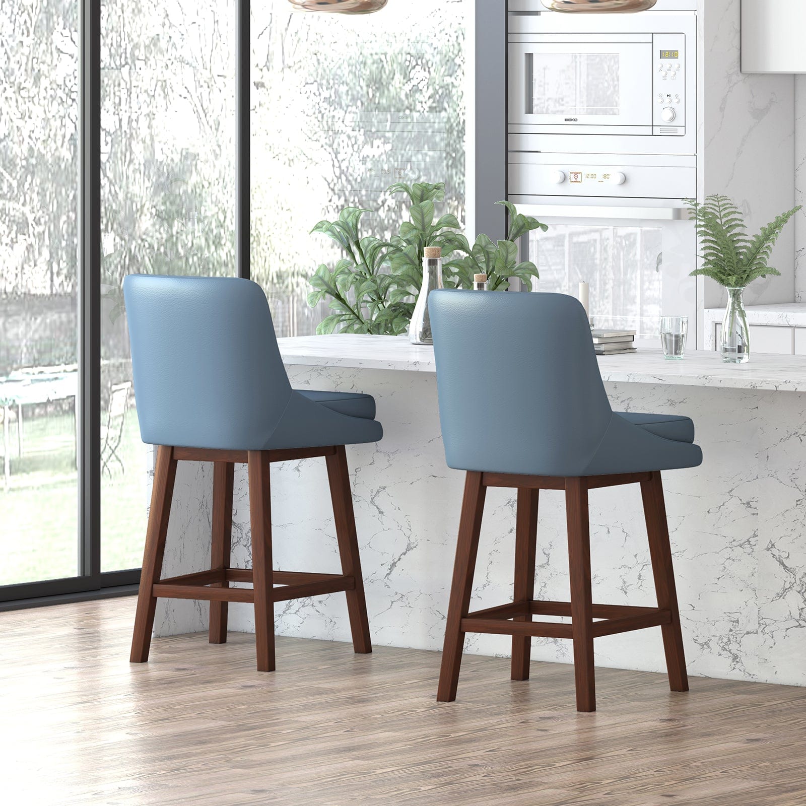 32 inch swivel bar stools with back hot sale