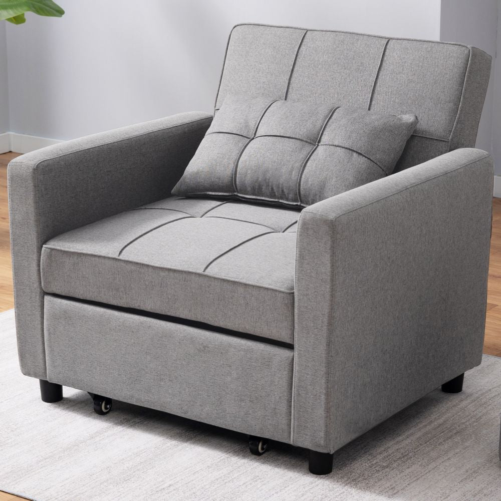 Mjkone Adjustable 3 In1 Pull Out Recliner, Armchair, Sleeper Sofa Bed - Mjkonesofa