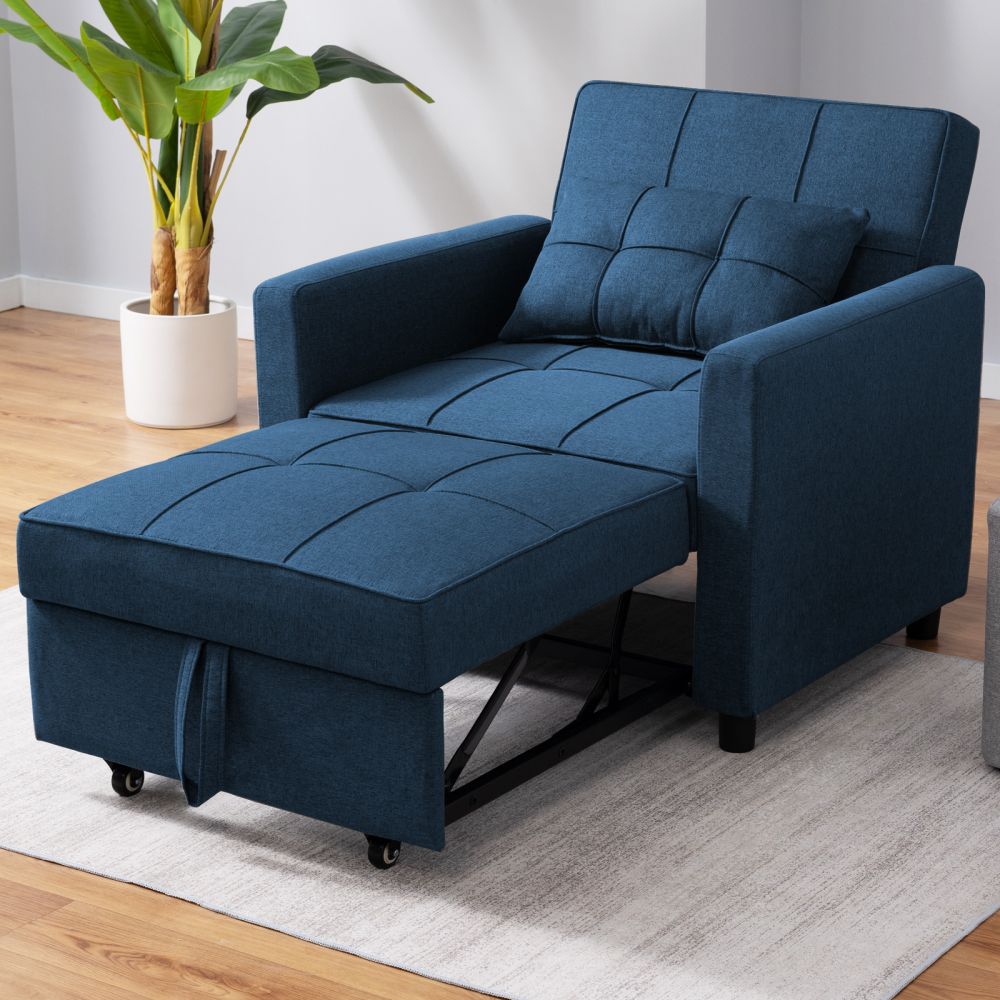 Sleeping Recliner Bed Chair Costway Convertible Sofa Bed 3-in-1