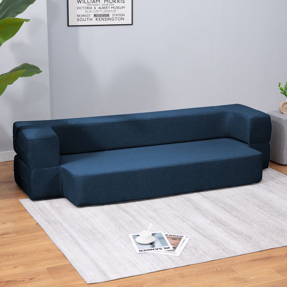 Mjkone Folding Convertible Sleeper Futon Sofa Bed Couch for Sale