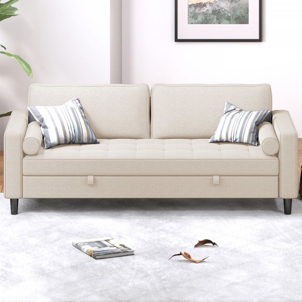 Mjkone Sofa Bed 83“ W Sleeper Loveseat Sofa With Cushion - Mjkonesofa