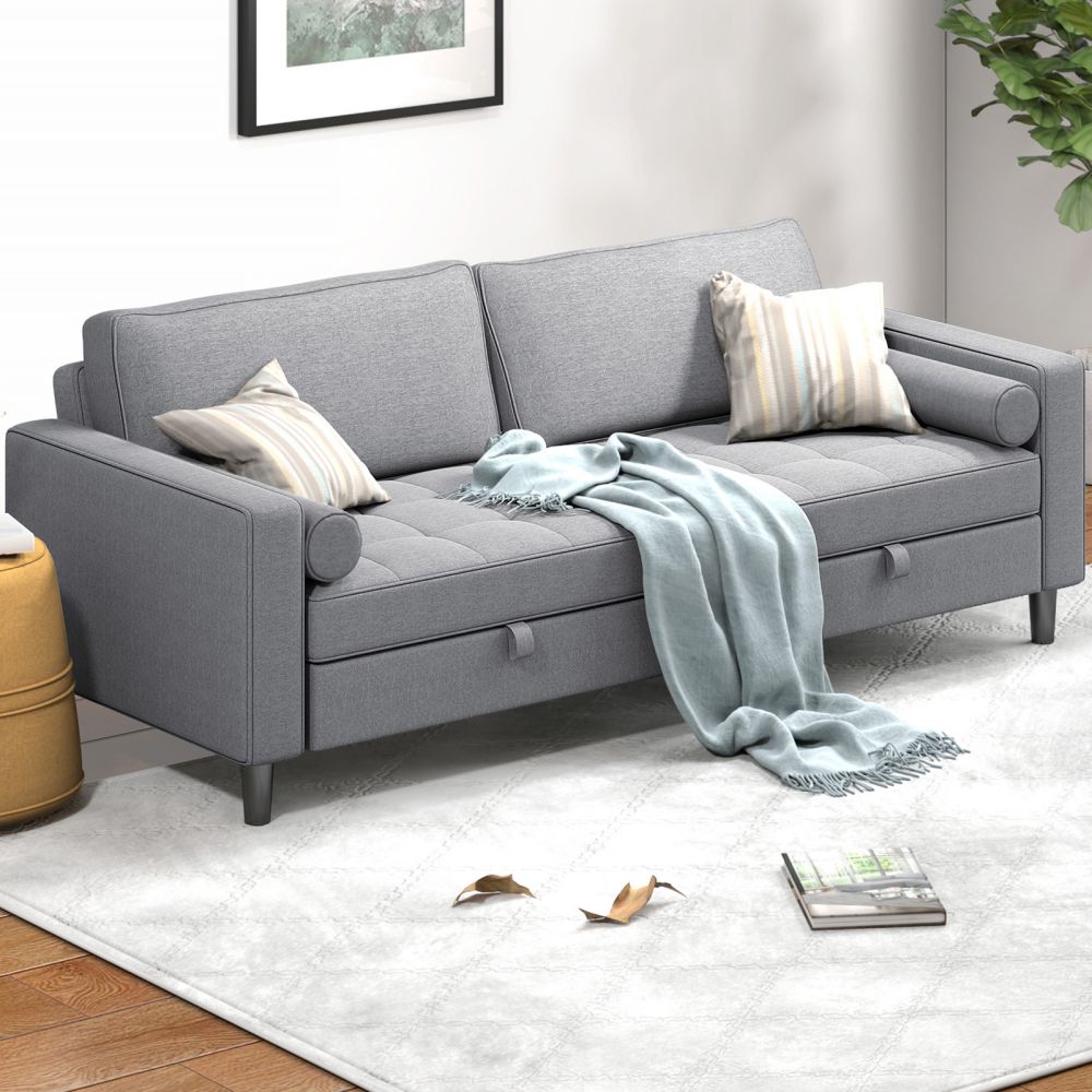 Mjkone Sofa Bed 83“ W Sleeper Loveseat Sofa With Cushion - Mjkonesofa