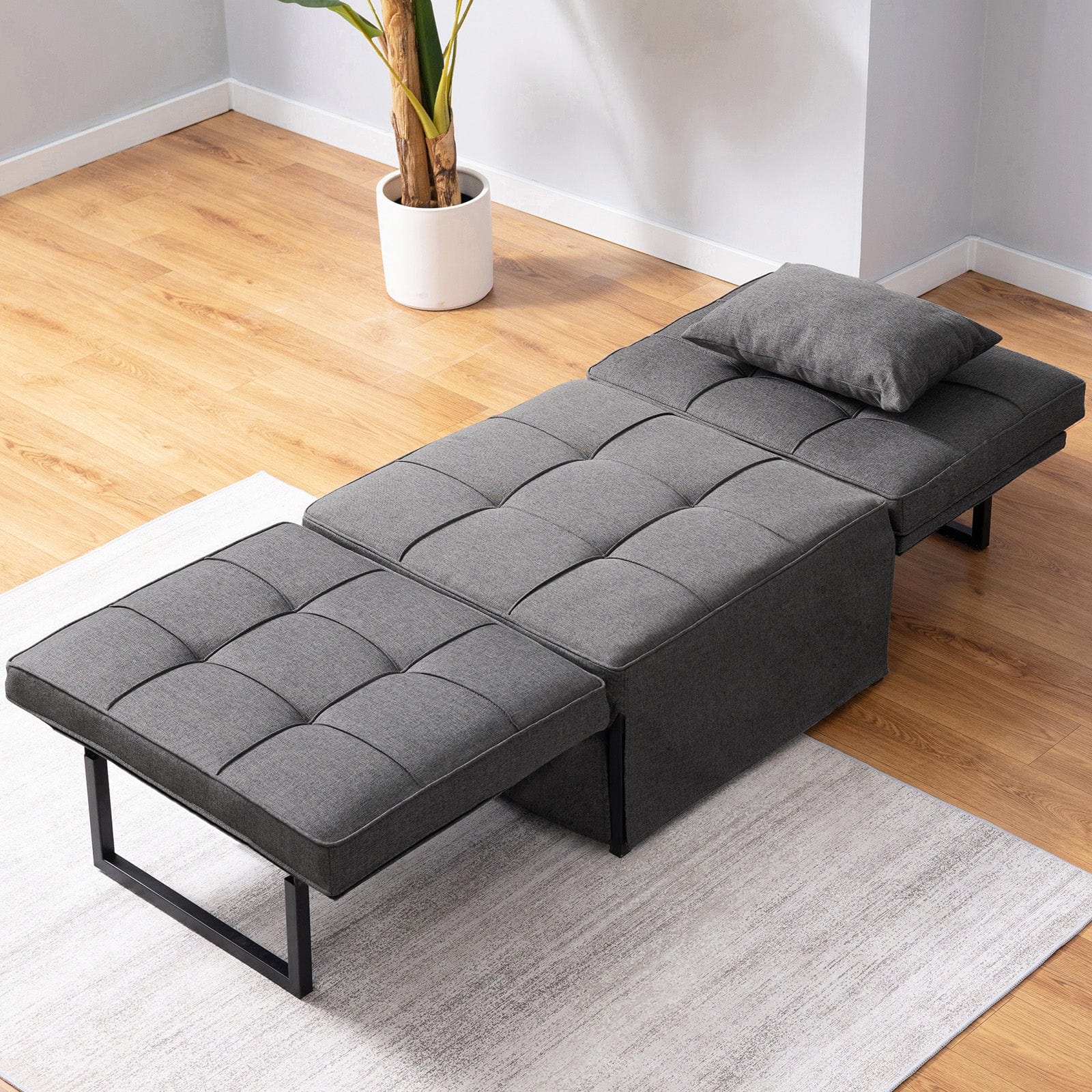 Sofa Bed | 4 In1 Pull Out Sleeper Chair With Multi-Functional Adjustable Recliner - uenjoysofa