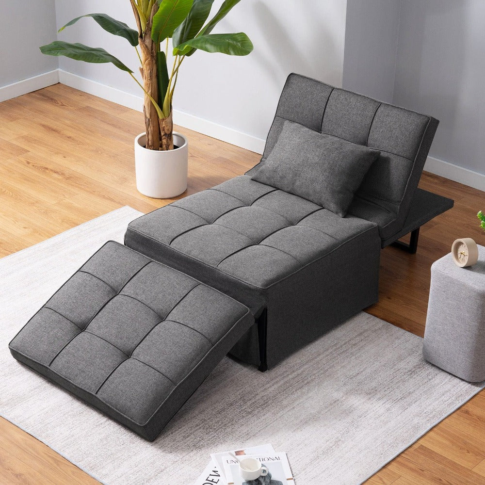 Sofa Bed | 4 In1 Pull Out Sleeper Chair With Multi-Functional Adjustable Recliner - uenjoysofa
