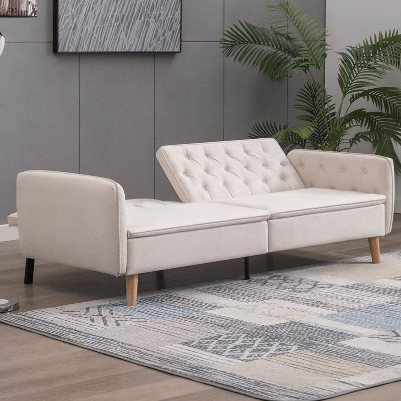 Mjkone Convertible Futon Loveseat Sofa Bed Couch